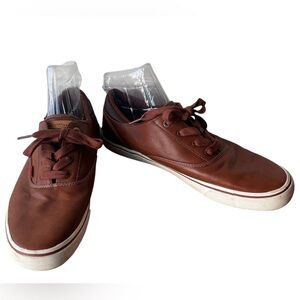 Levi’s Men’s Classic Leather Sneakers in Tawny Brown Sz 12